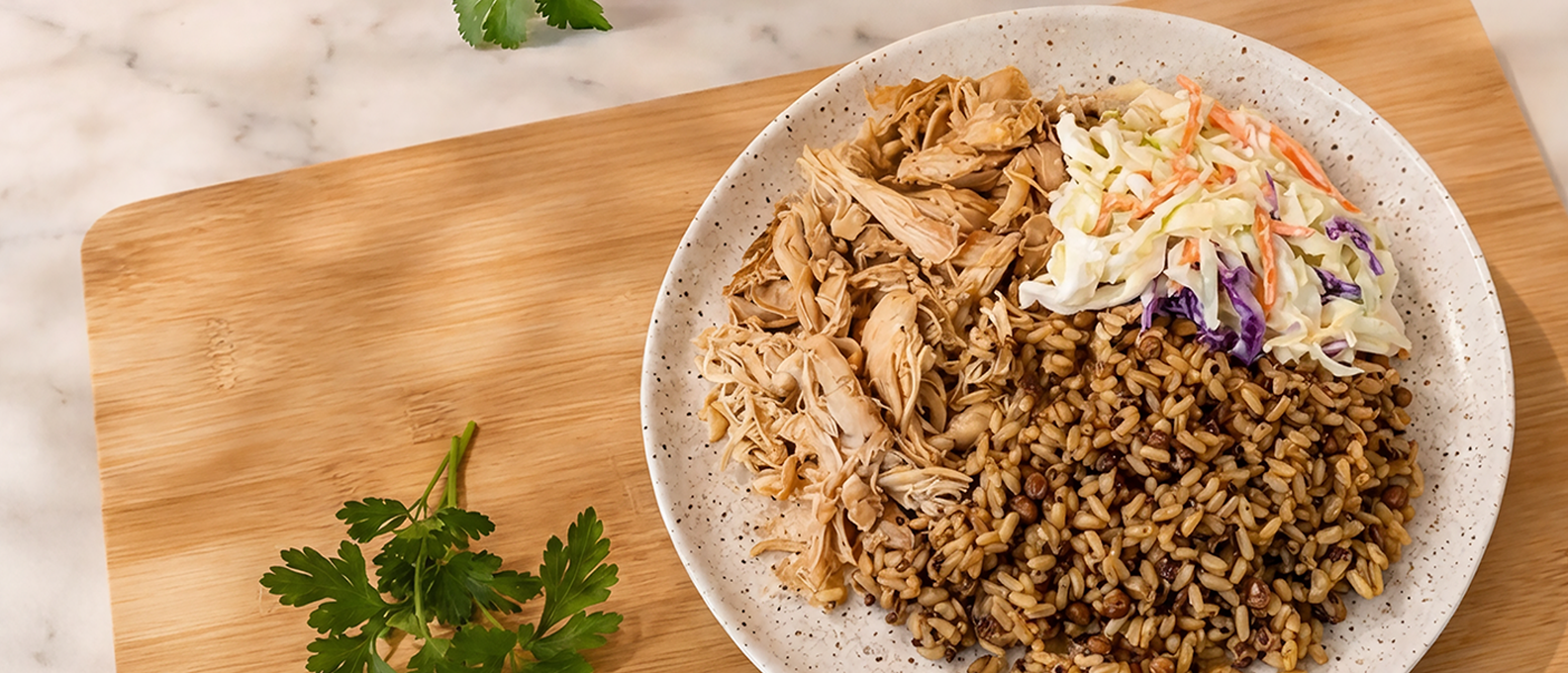 SEEDS OF CHANGE™ Pulled Chicken and Slaw